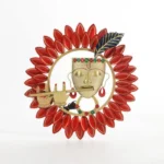 Metal Krishna Playing Basuri Wall Decor Frame Wall Sculpture Wall Art for Living Room, Pooja Room Drwaing Room & Bedroom - Image 4