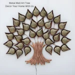 Metal Wall Art Tree Wall Hanging Leaf Multicolour Wall Decor Perfect for Living Room, Home, Bedroom Office, Hotel (Without LED) - Image 5