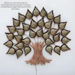 Metal Wall Art Tree Wall Hanging Leaf Multicolour Wall Decor Perfect for Living Room, Home, Bedroom Office, Hotel (Without LED) - Image 4