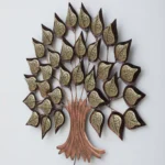 Metal Wall Art Tree Wall Hanging Leaf Multicolour Wall Decor Perfect for Living Room, Home, Bedroom Office, Hotel (Without LED) - Image 3