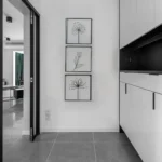 Miracle Craft - Elegant Black Iron Flower Wall Decor Set of 3 Minimalist Botanical Artwork Hanging for Living Space Bathroom Bedroom Office (Size 16x16 Inch Each) - Image 5