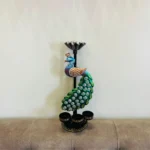 Metal Multicolor Elegant Peacock T Light Candle Holder showpiece - Image 5